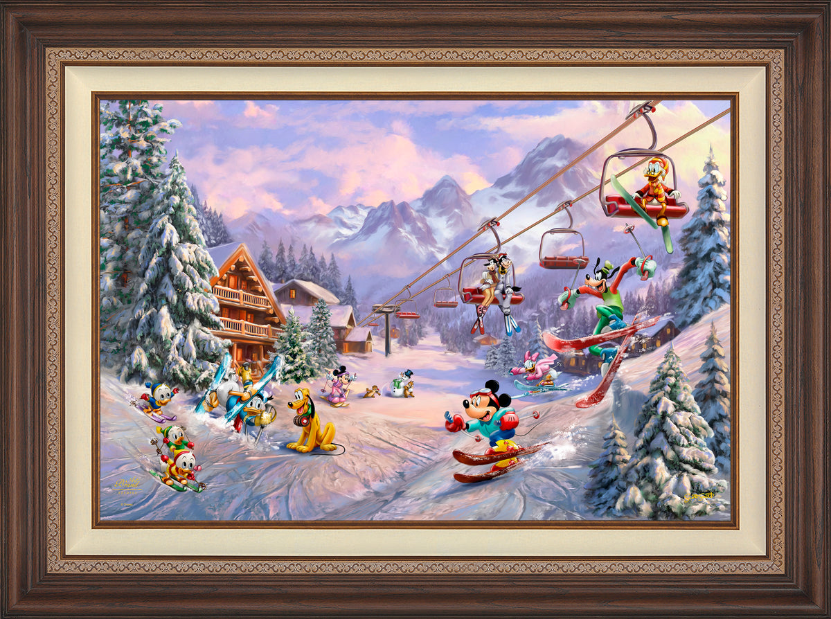 Disney’s Mickey and Minnie’s Ski Adventure - Limited Edition Canvas