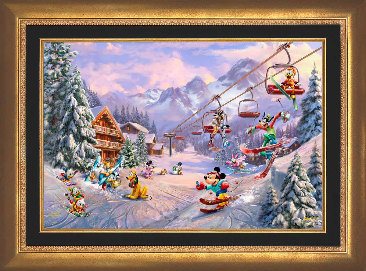 Disney’s Mickey and Minnie’s Ski Adventure - Limited Edition Canvas