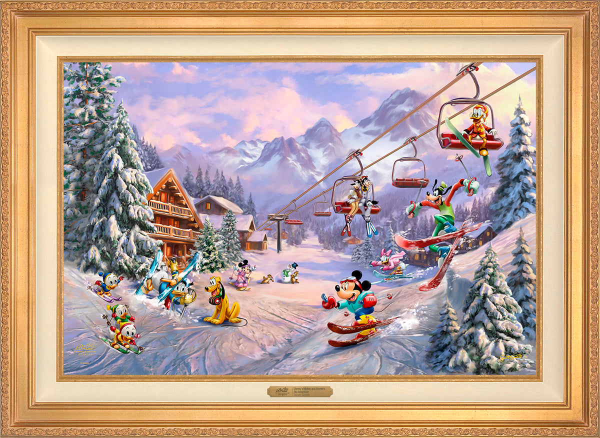Disney’s Mickey and Minnie’s Ski Adventure - Limited Edition Canvas