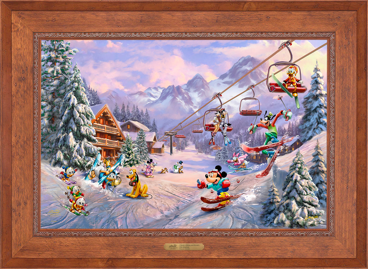 Disney’s Mickey and Minnie’s Ski Adventure - Limited Edition Canvas