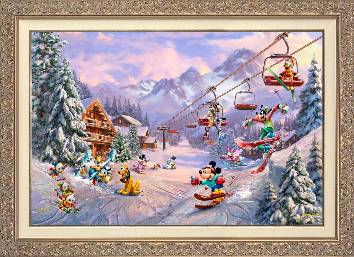 Disney’s Mickey and Minnie’s Ski Adventure - Limited Edition Canvas