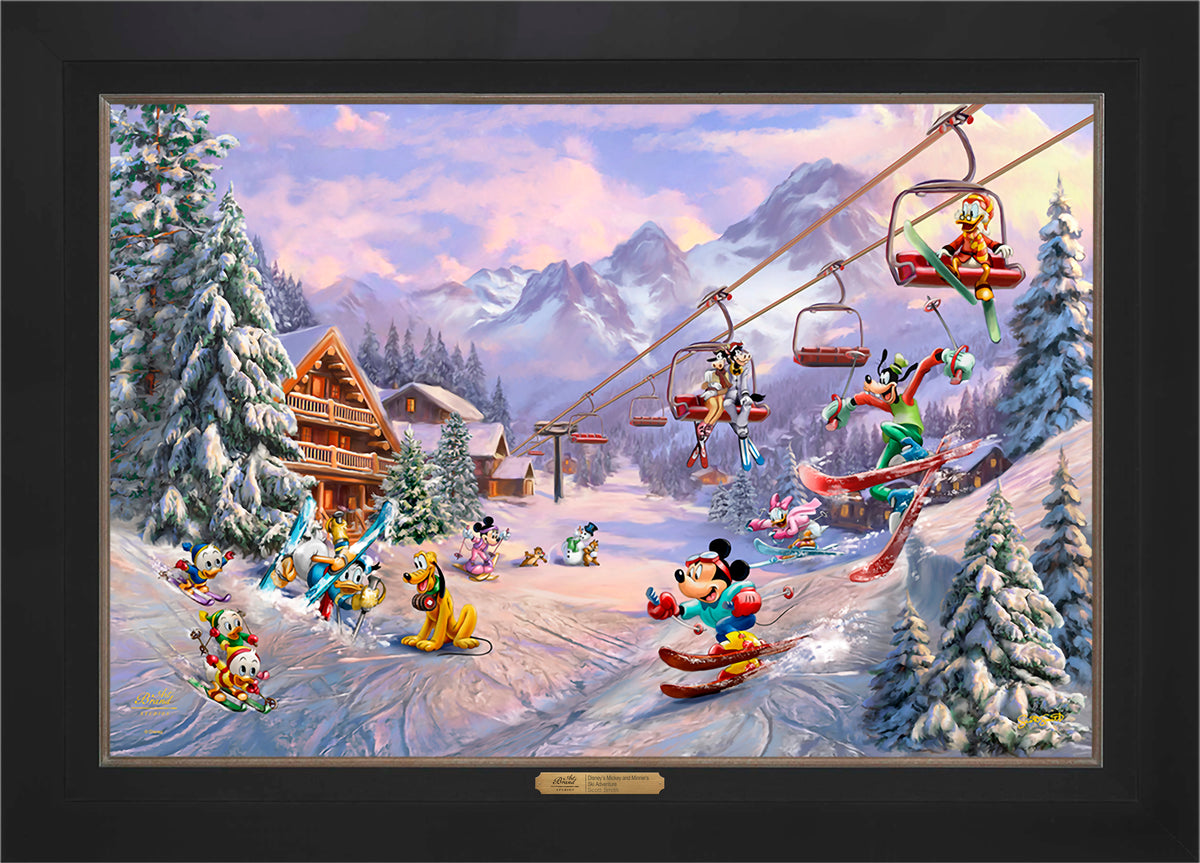 Disney’s Mickey and Minnie’s Ski Adventure - Limited Edition Canvas