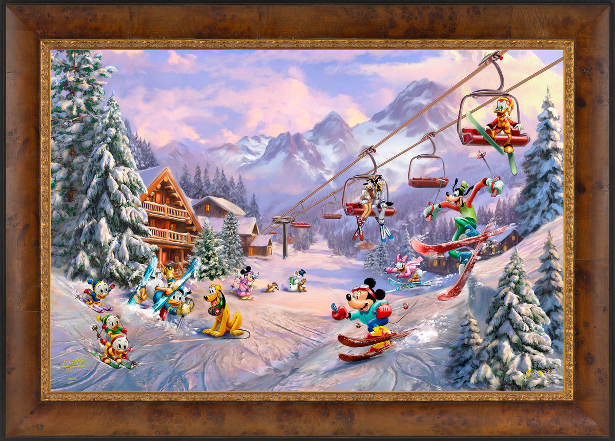 Disney’s Mickey and Minnie’s Ski Adventure - Limited Edition Canvas