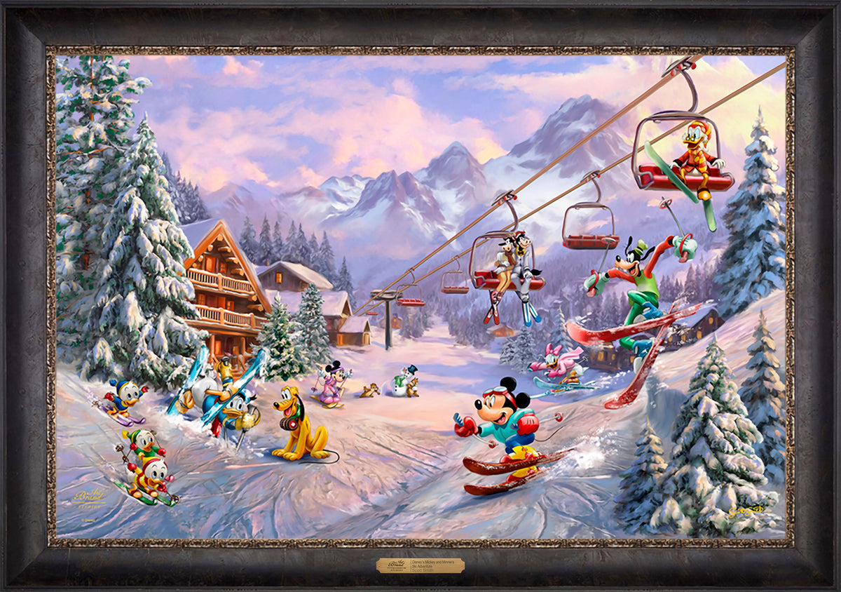 Disney’s Mickey and Minnie’s Ski Adventure - Limited Edition Canvas