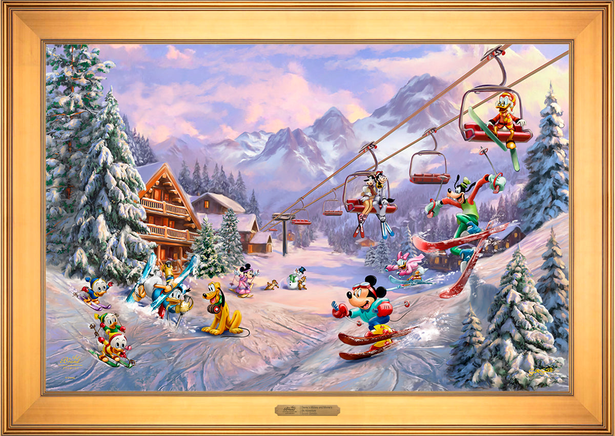 Disney’s Mickey and Minnie’s Ski Adventure - Limited Edition Canvas