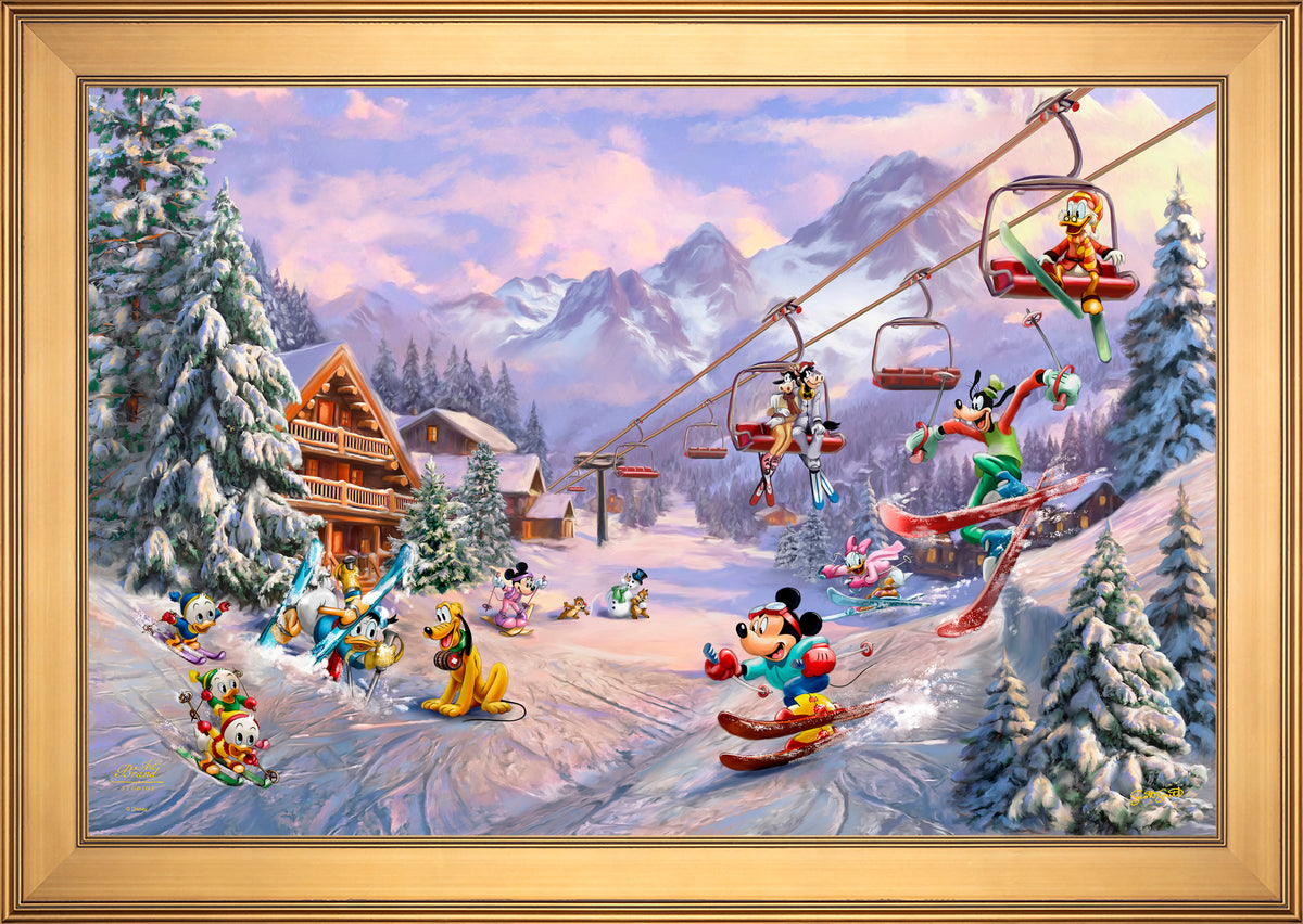 Disney’s Mickey and Minnie’s Ski Adventure - Limited Edition Canvas