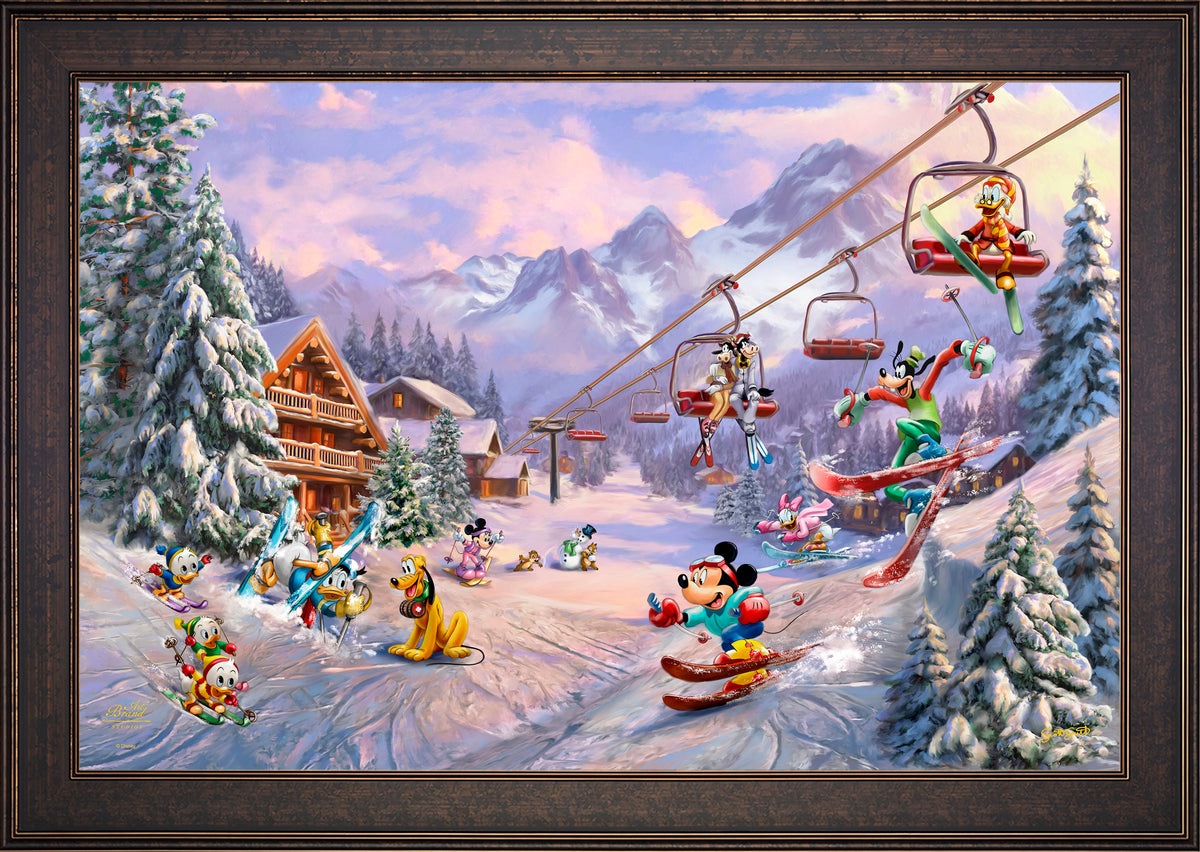 Disney’s Mickey and Minnie’s Ski Adventure - Limited Edition Canvas