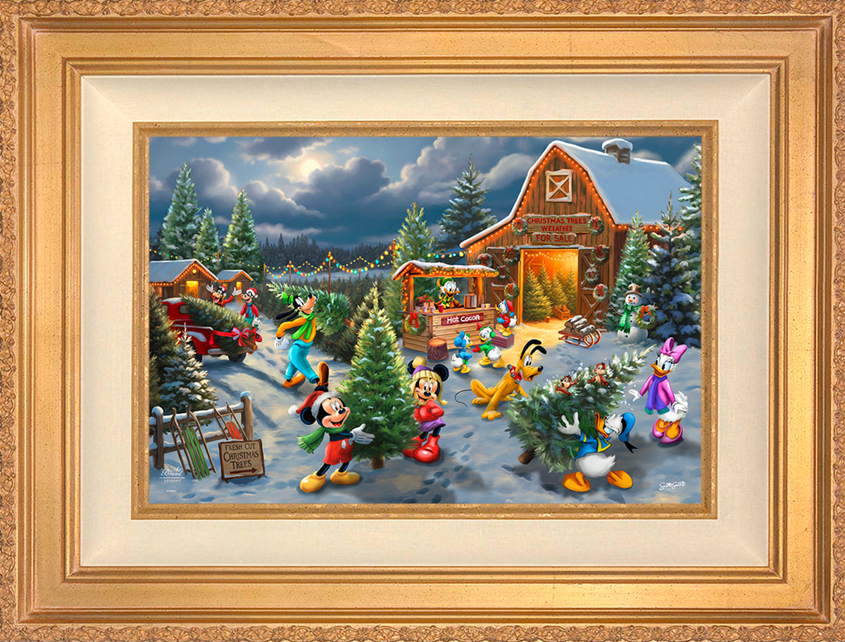 Disney's Mickey and Minnie's Christmas Tree Farm - Limited Edition Canvas