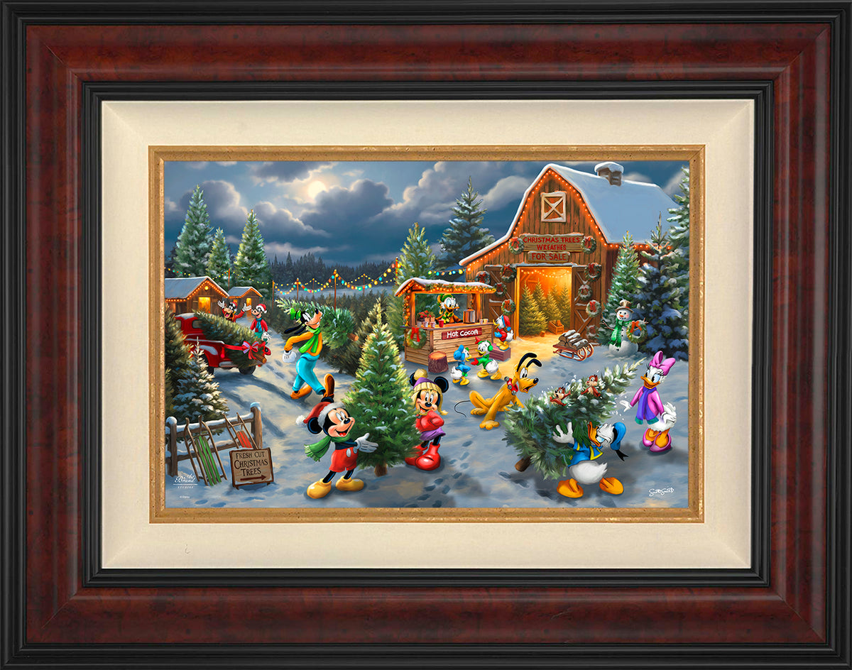 Disney's Mickey and Minnie's Christmas Tree Farm - Limited Edition Canvas