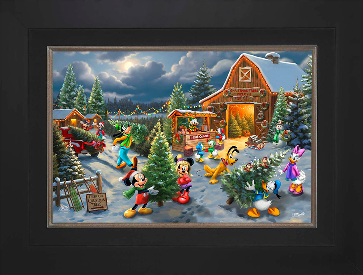 Disney's Mickey and Minnie's Christmas Tree Farm - Limited Edition Canvas