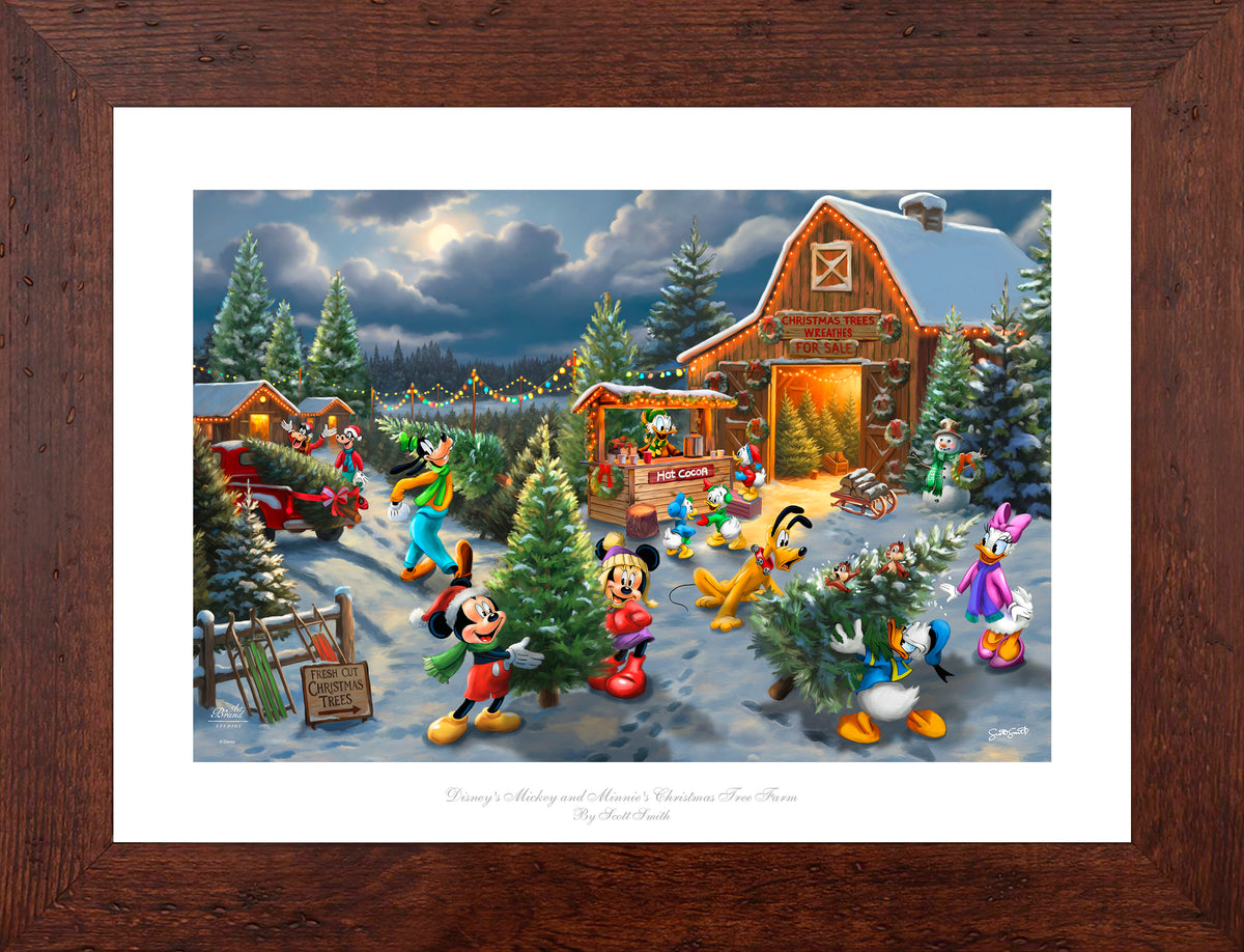 Disney's Mickey and Minnie's Christmas Tree Farm - Limited Edition Paper