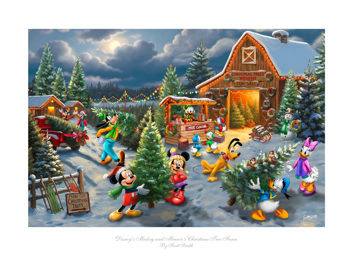 Disney's Mickey and Minnie's Christmas Tree Farm - Limited Edition Paper