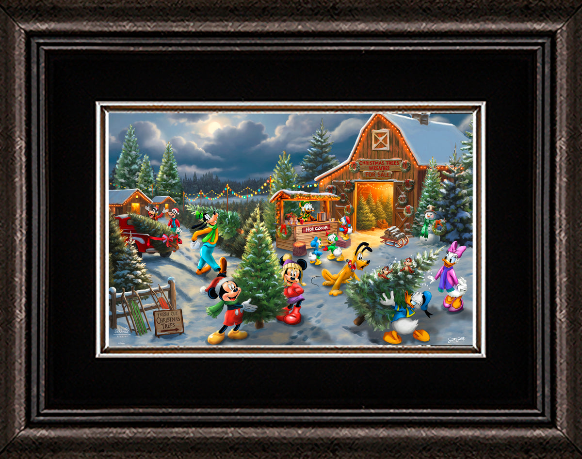 Disney's Mickey and Minnie's Christmas Tree Farm - Limited Edition Canvas