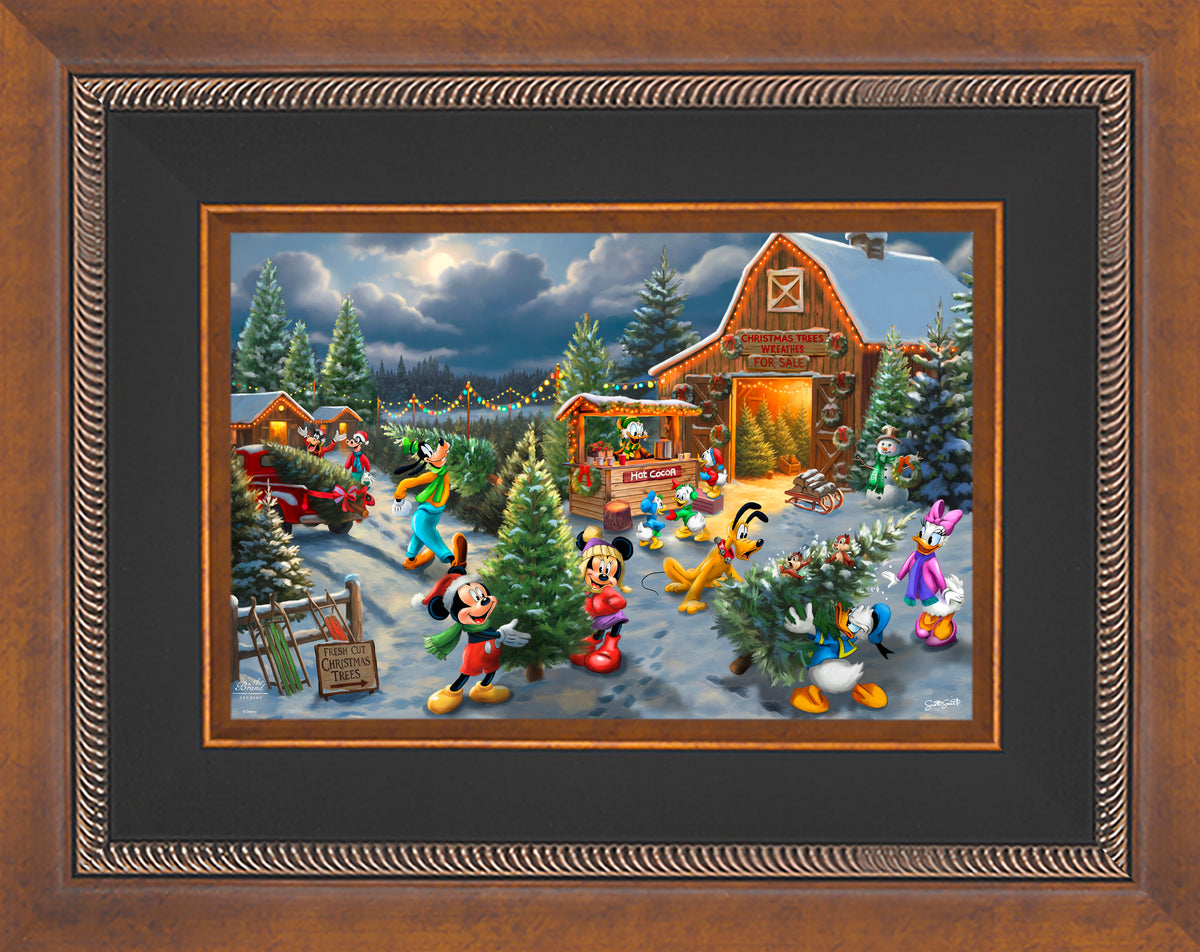 Disney's Mickey and Minnie's Christmas Tree Farm - Limited Edition Canvas