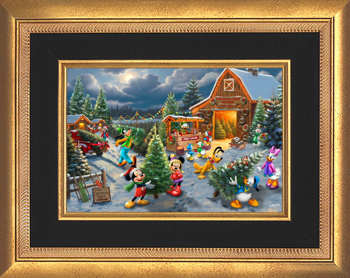Disney's Mickey and Minnie's Christmas Tree Farm - Limited Edition Canvas