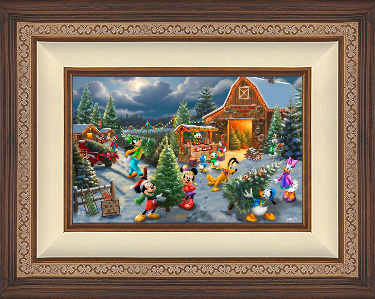 Disney's Mickey and Minnie's Christmas Tree Farm - Limited Edition Canvas