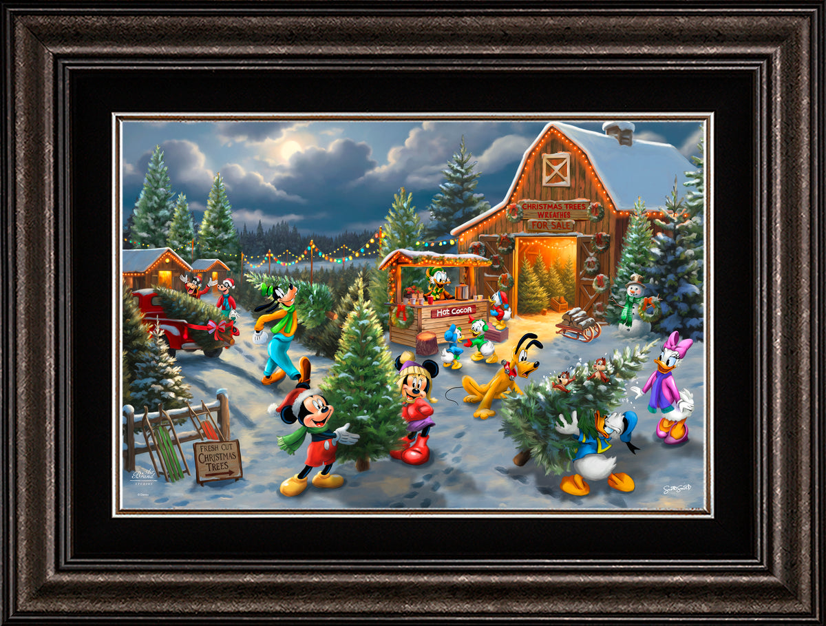 Disney's Mickey and Minnie's Christmas Tree Farm - Limited Edition Canvas