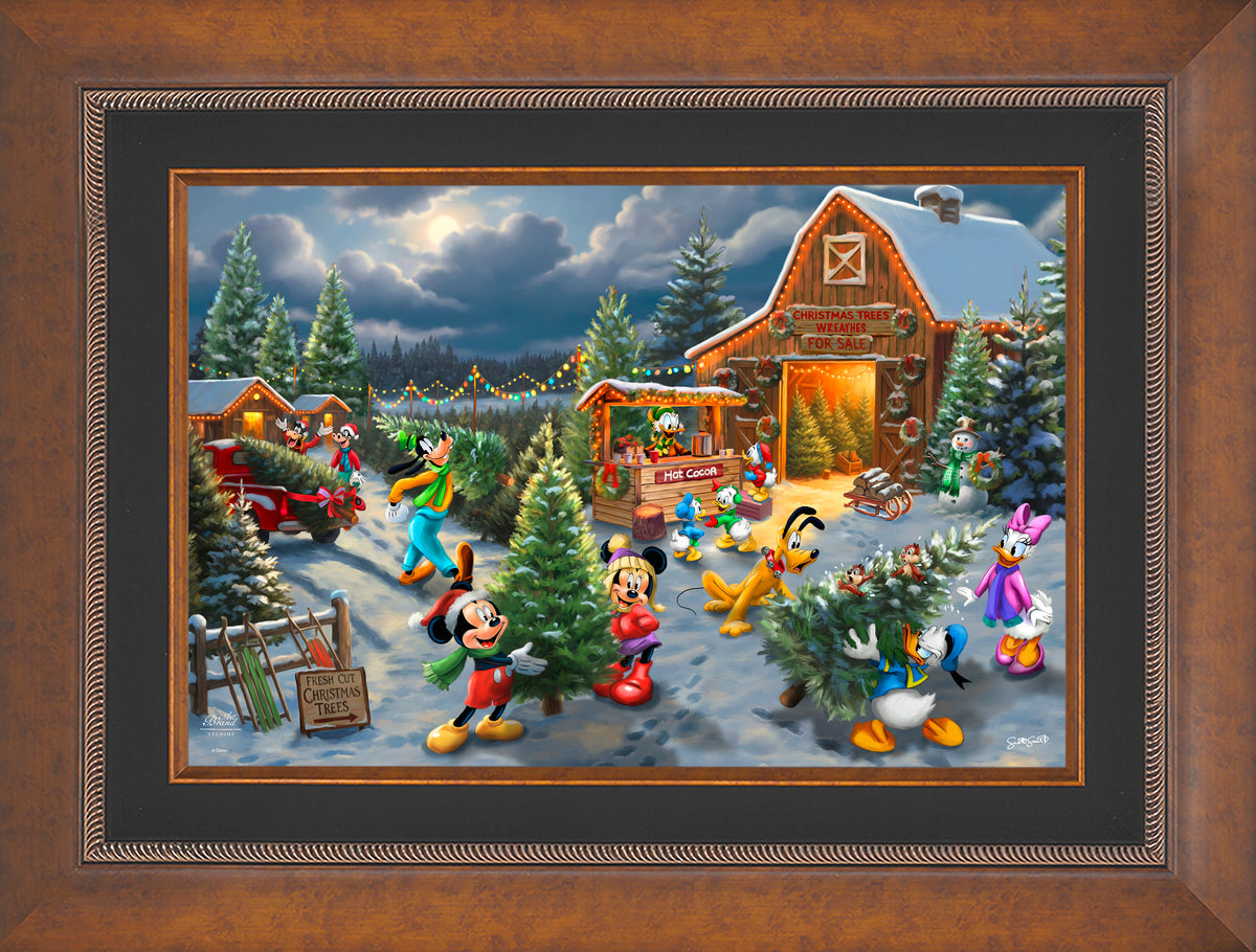 Disney's Mickey and Minnie's Christmas Tree Farm - Limited Edition Canvas
