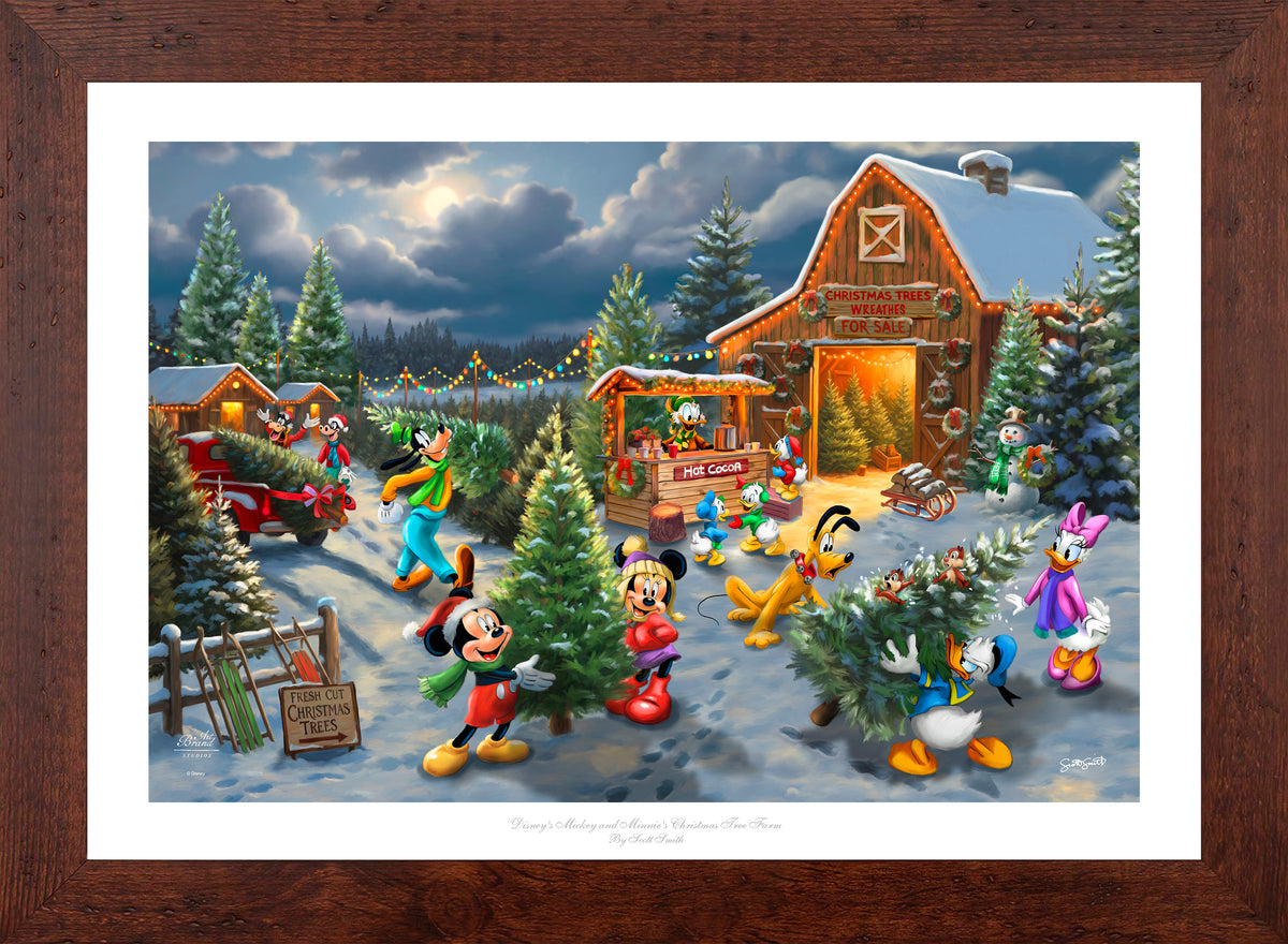 Disney's Mickey and Minnie's Christmas Tree Farm - Limited Edition Paper