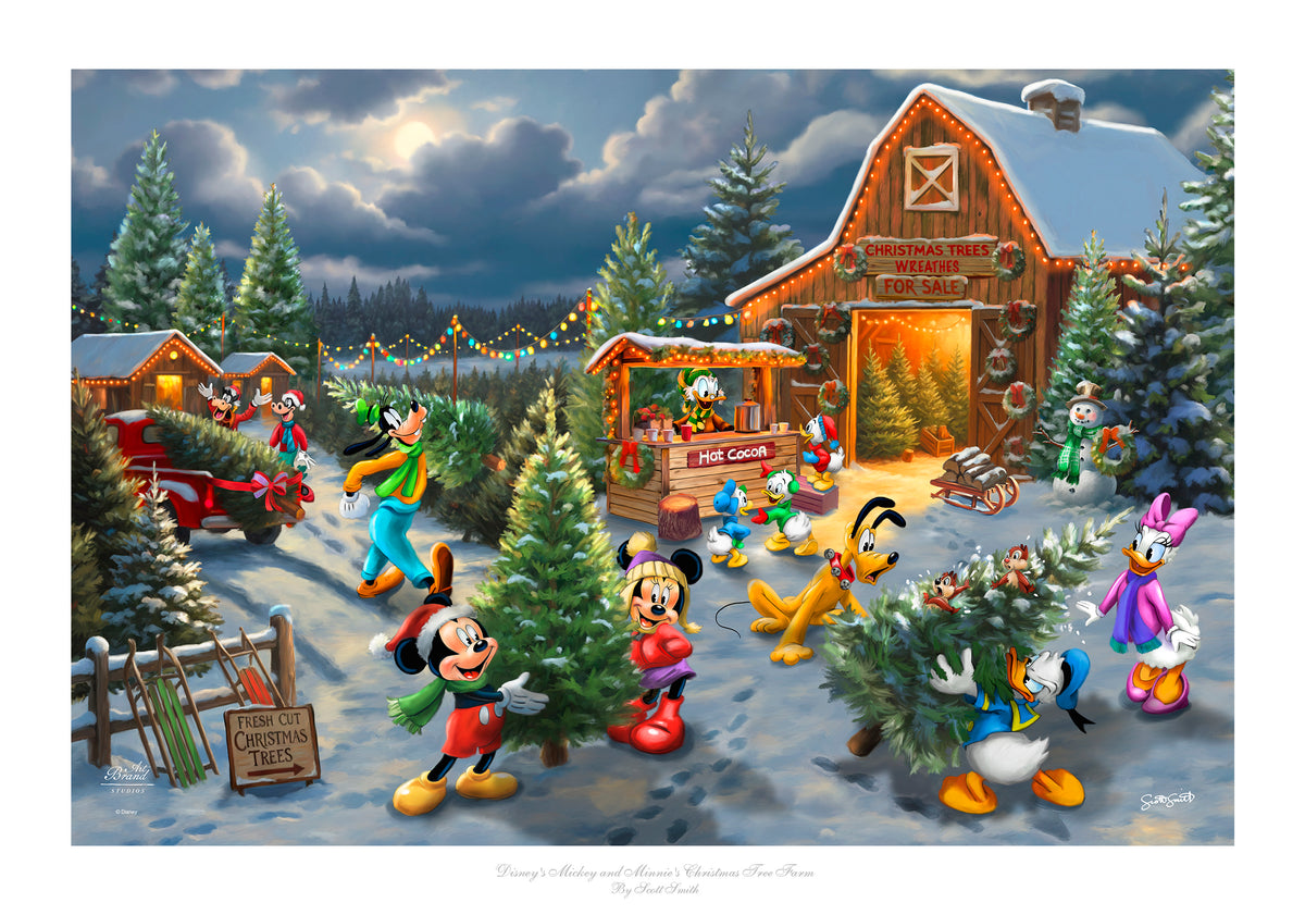 Disney's Mickey and Minnie's Christmas Tree Farm - Limited Edition Paper