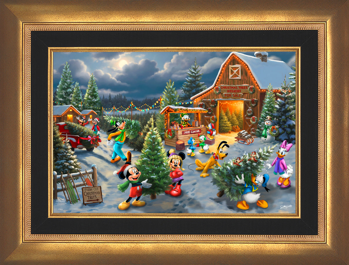 Disney's Mickey and Minnie's Christmas Tree Farm - Limited Edition Canvas