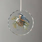 Winter Gems - Nuthatch - 3" Round Glass Ornament