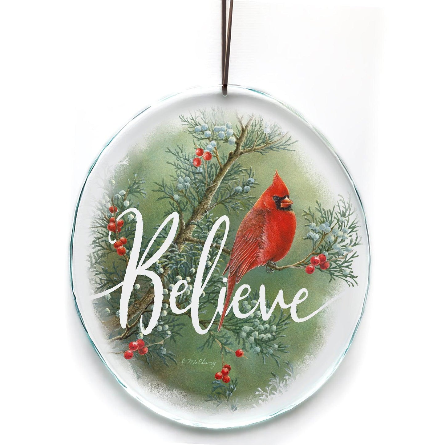 Believe - Cardinal - Suncatcher