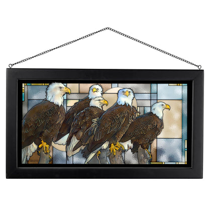 Board of Directors - Bald Eagles - Stained Glass Art