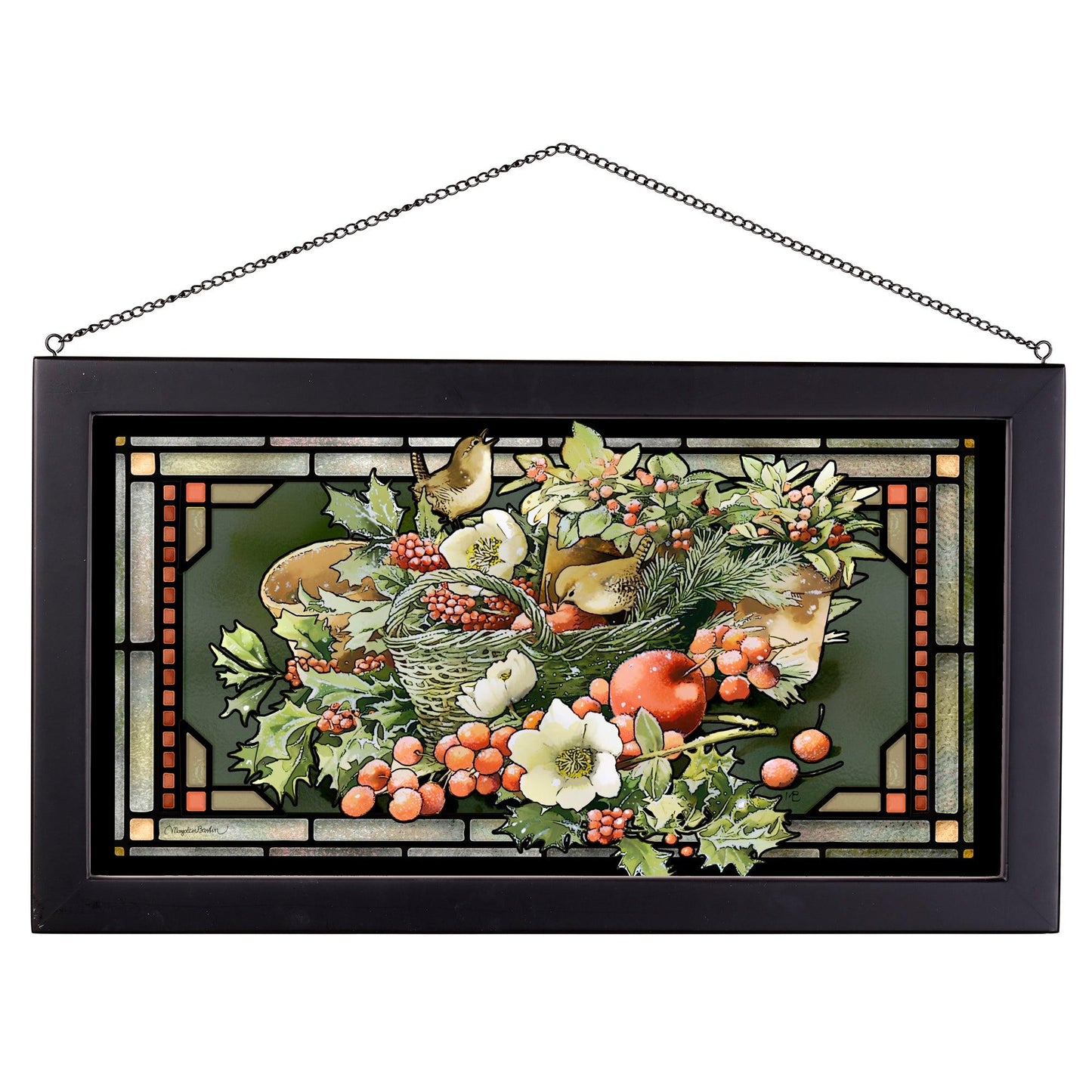 Holiday Abundance - Stained Glass Art