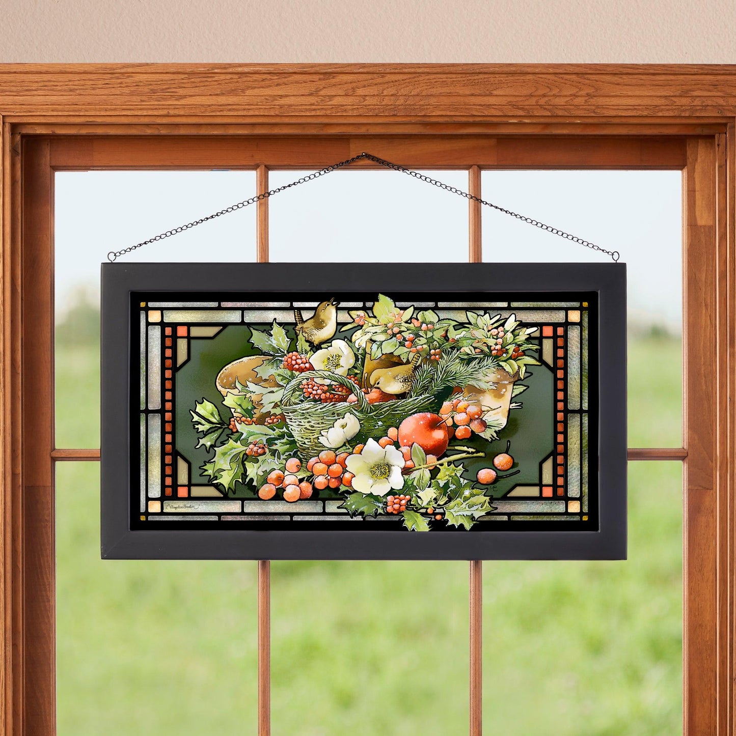 Holiday Abundance - Stained Glass Art