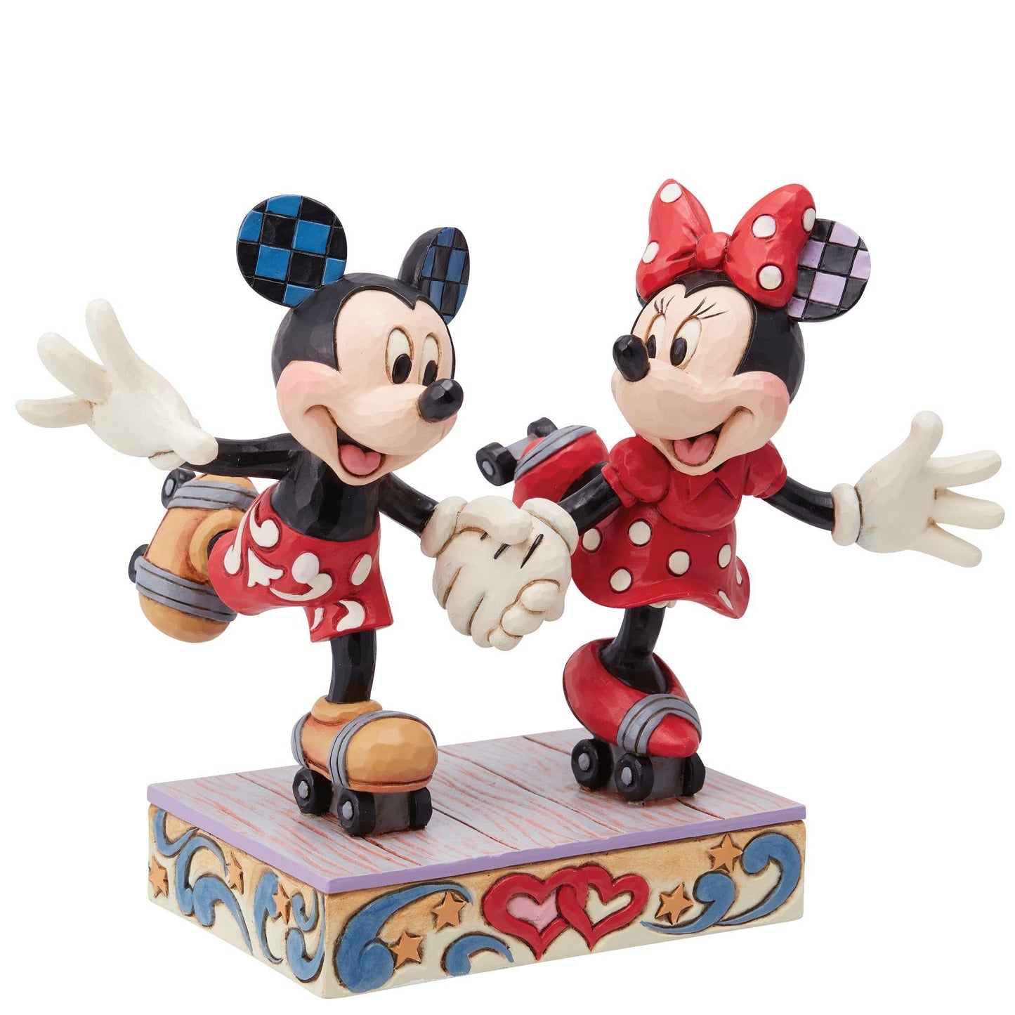 Disney Mickey & Minnie Roller Skating - Figurine