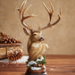 First Snow - Mule Deer - Mill Creek Sculpture