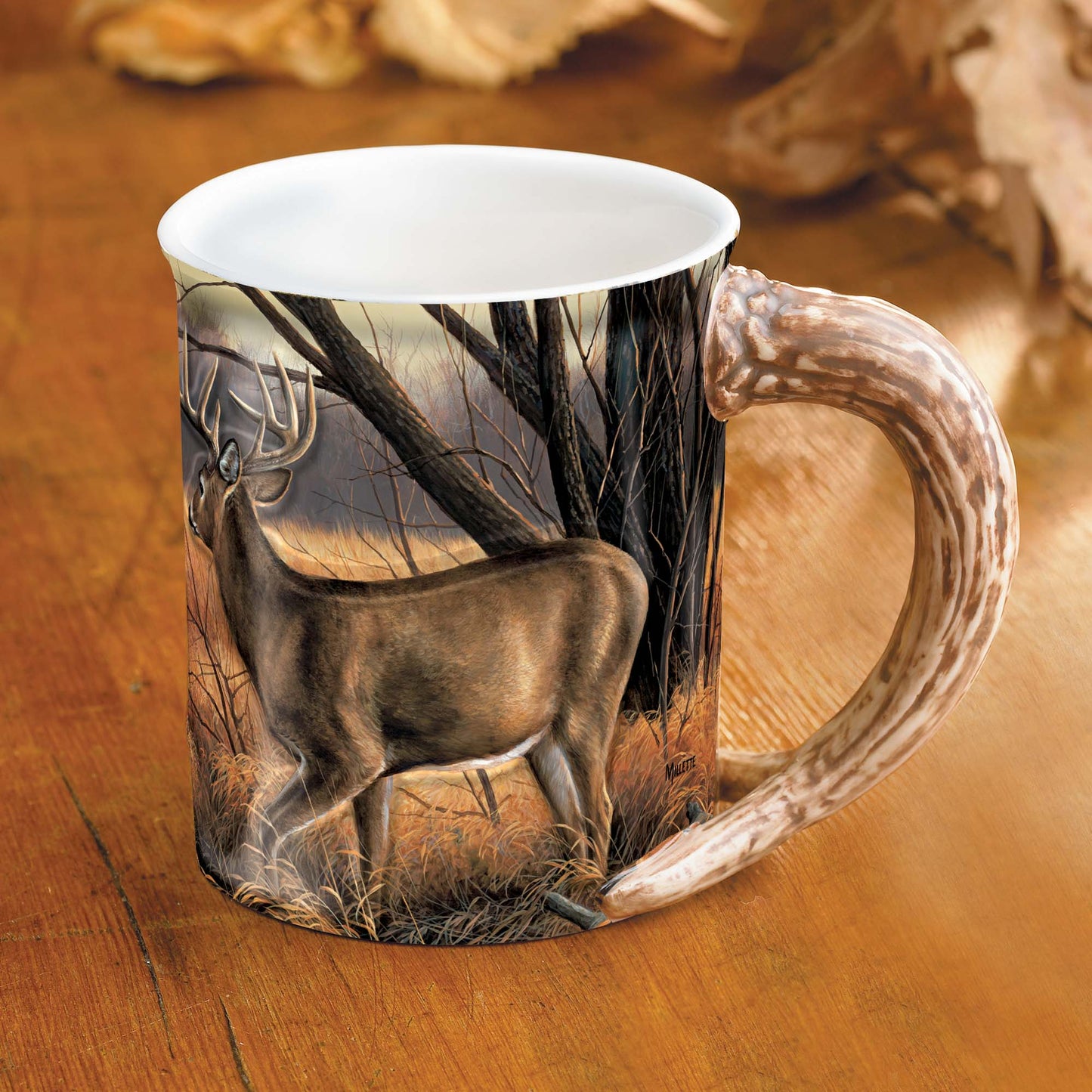 Abandoned Farmstead—Whitetail Deer - Sculpted Mug