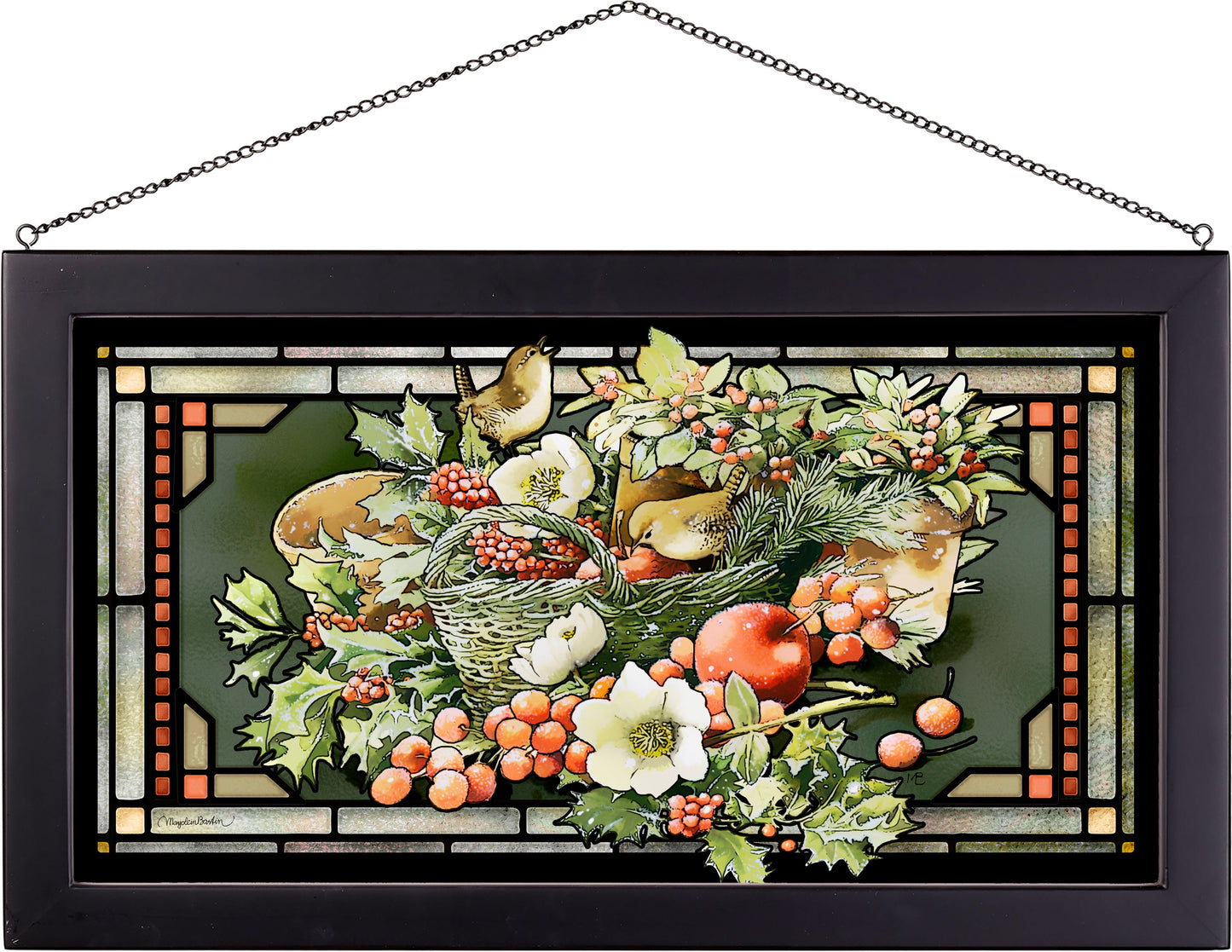 Holiday Abundance - Stained Glass Art