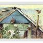 Wrens on the Old Greenhouse - Art Prints
