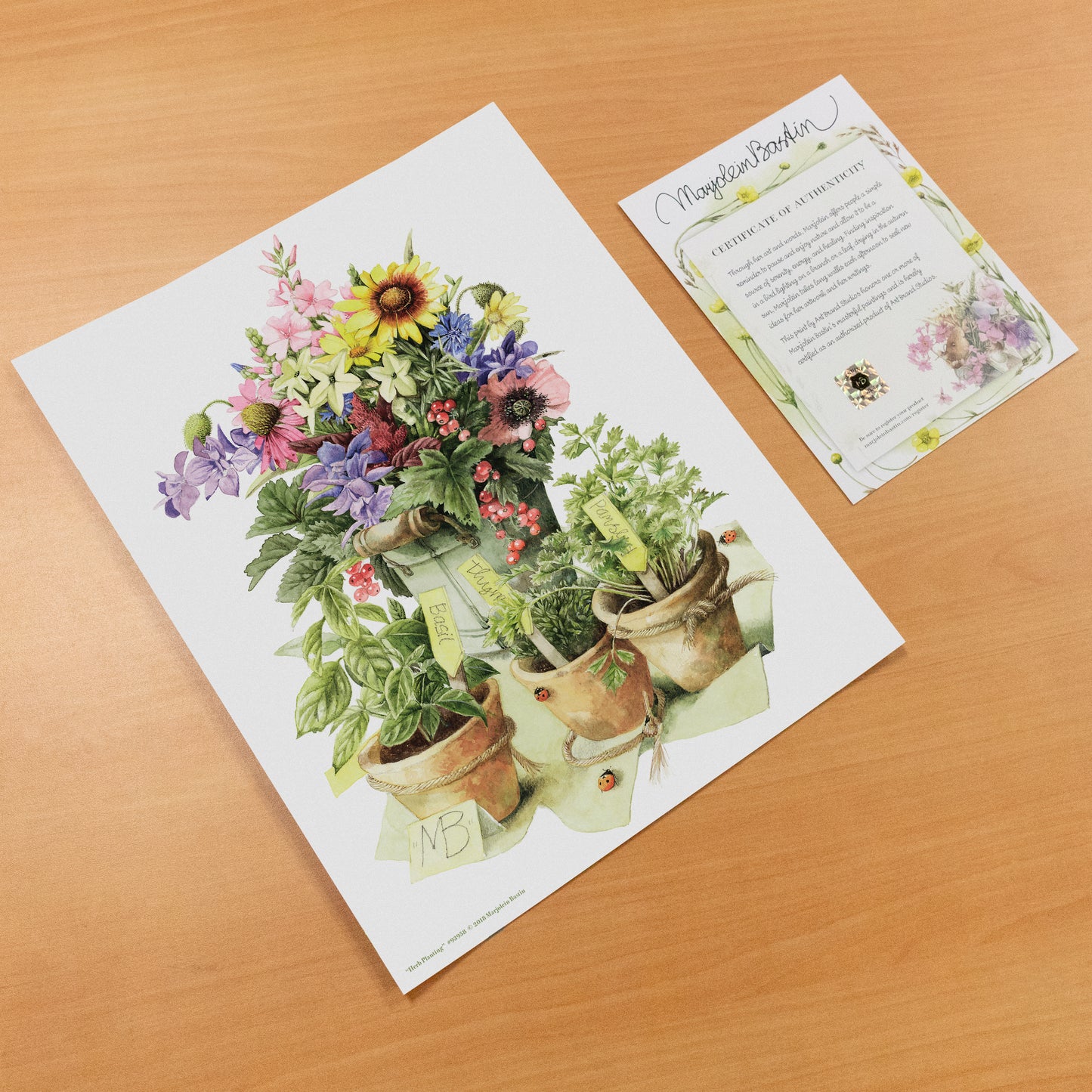 Herb Planting - Art Prints