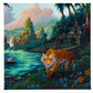 Tiger Jungle - 14" x 14" - Gallery Wrapped Canvas