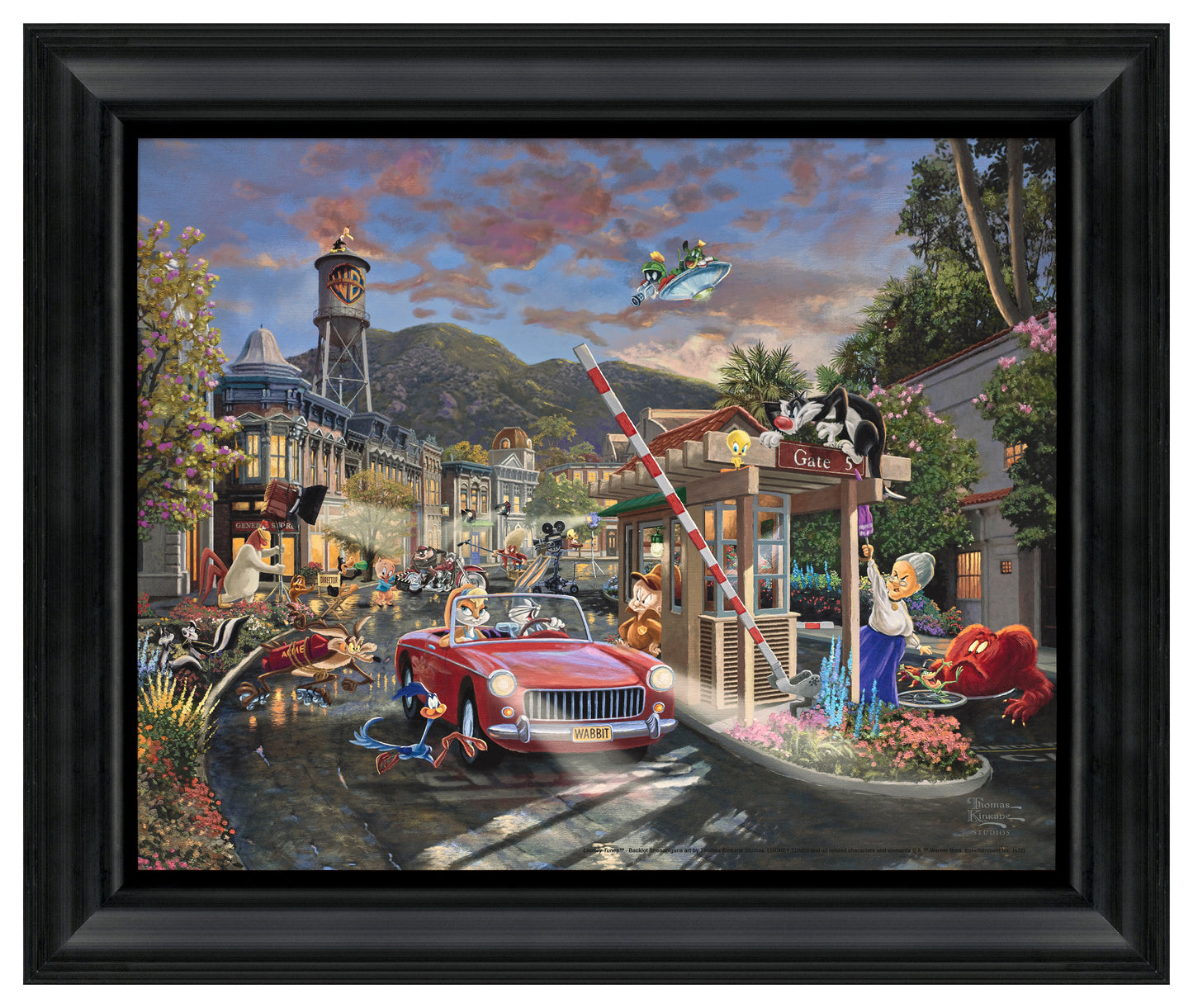 Looney Tunes™ - Backlot Shenanigans - 16" x 20" Brushstroke Vignette
