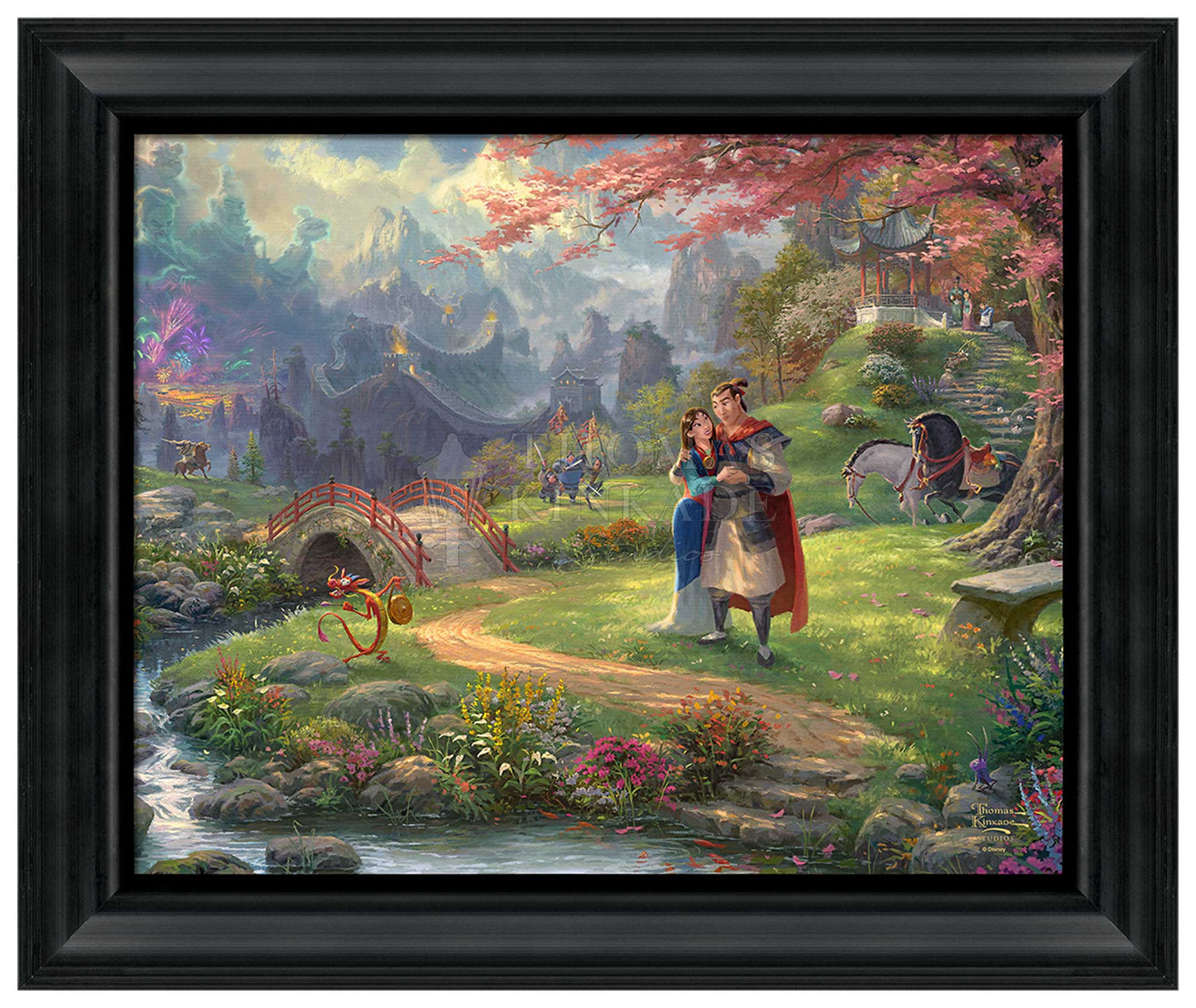 Disney Mulan Blossoms of Love - 16" x 20" Brushstroke Vignette