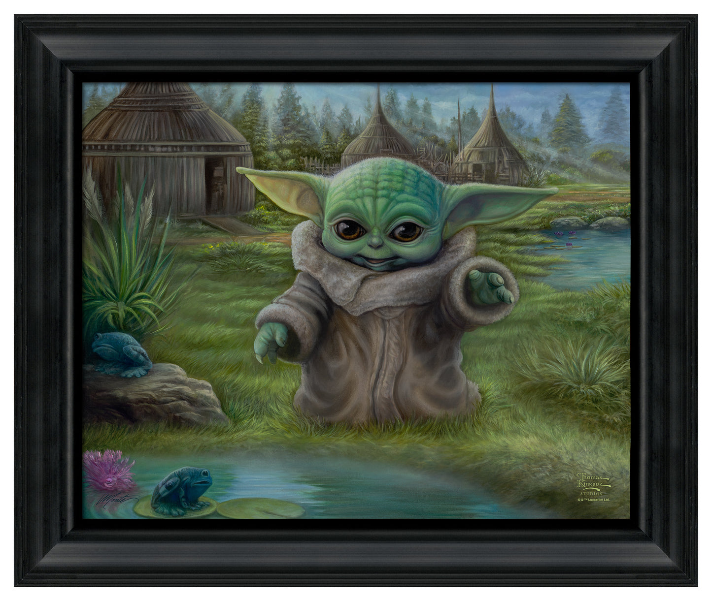 The Mandalorian™ - Child's Play - 16" x 20" Brushstroke Vignette