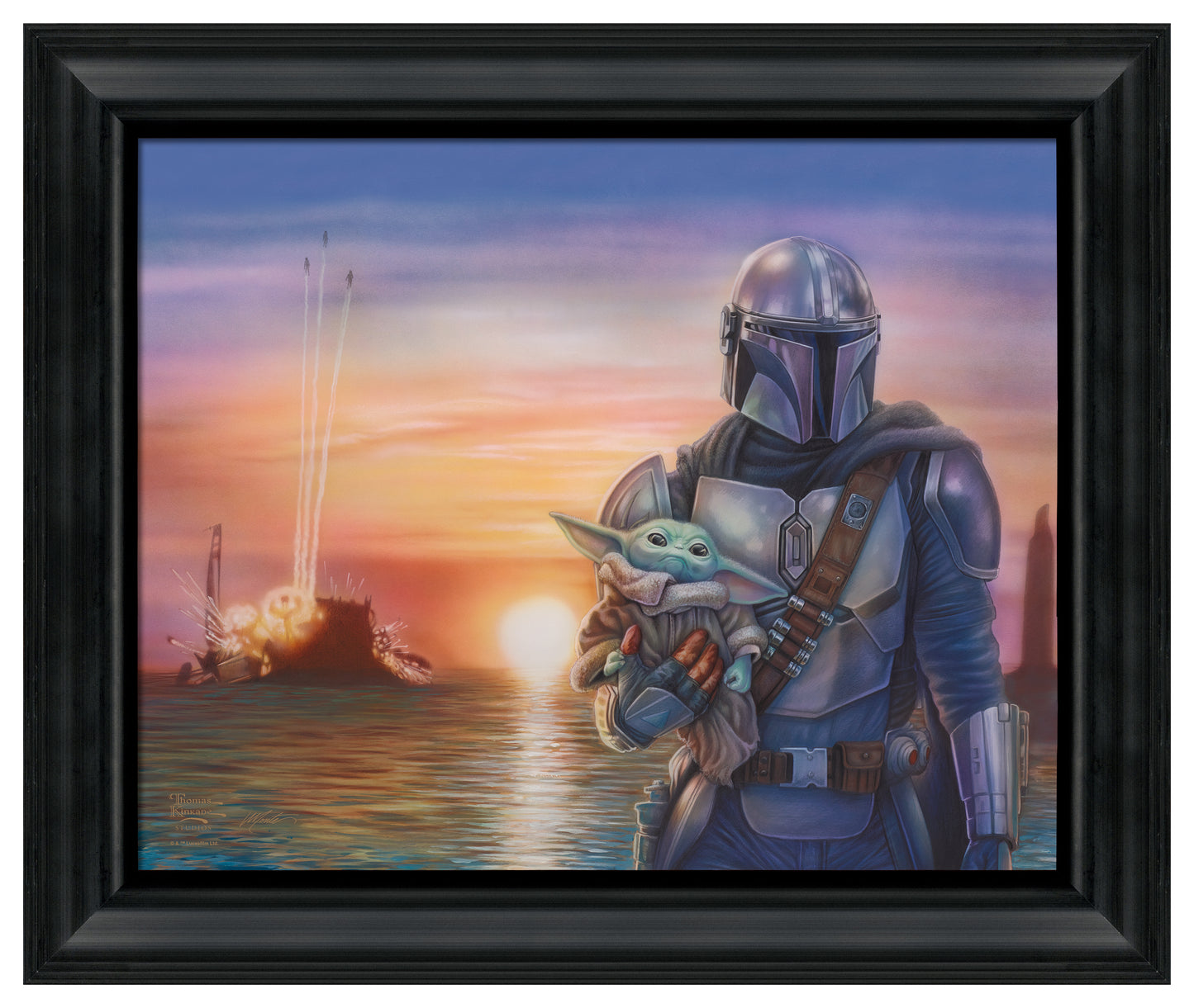 The Mandalorian™ - A New Direction - 16" x 20" Brushstroke Vignette