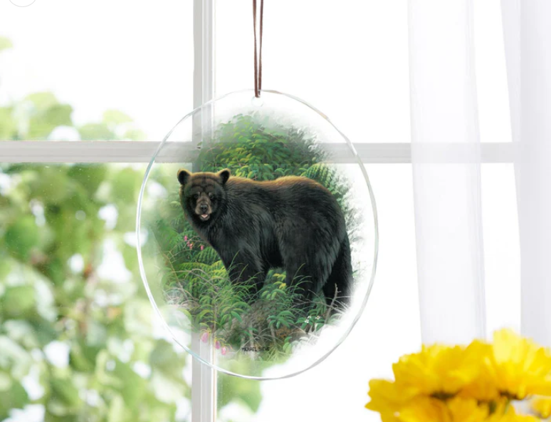 Glass bear Suncatcher 