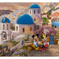 Disney Mickey and Minnie in Greece - 24" x 30" Gallery Wrapped Canvas