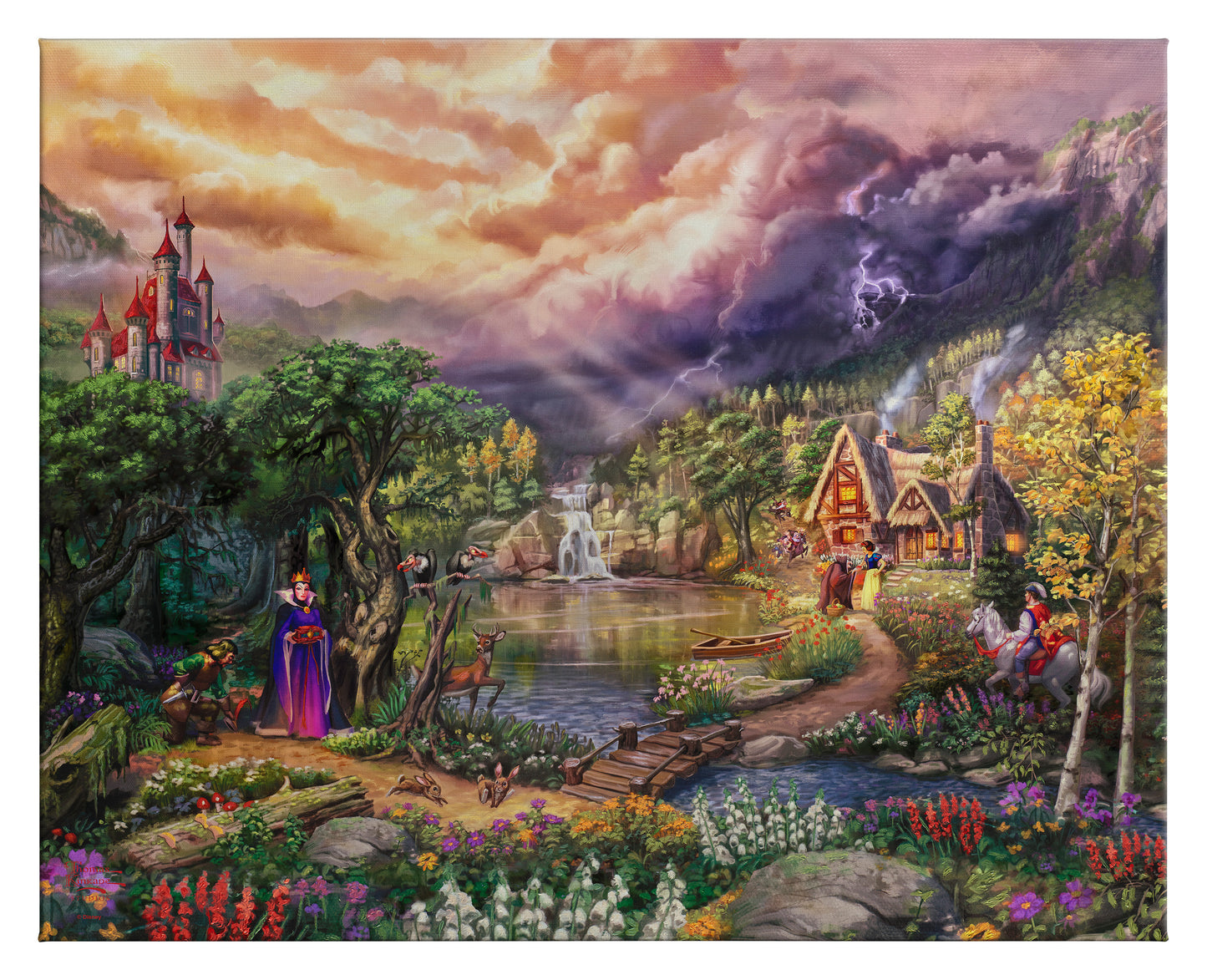 Disney The Evil Queen - 24" x 30" Gallery Wrapped Canvas