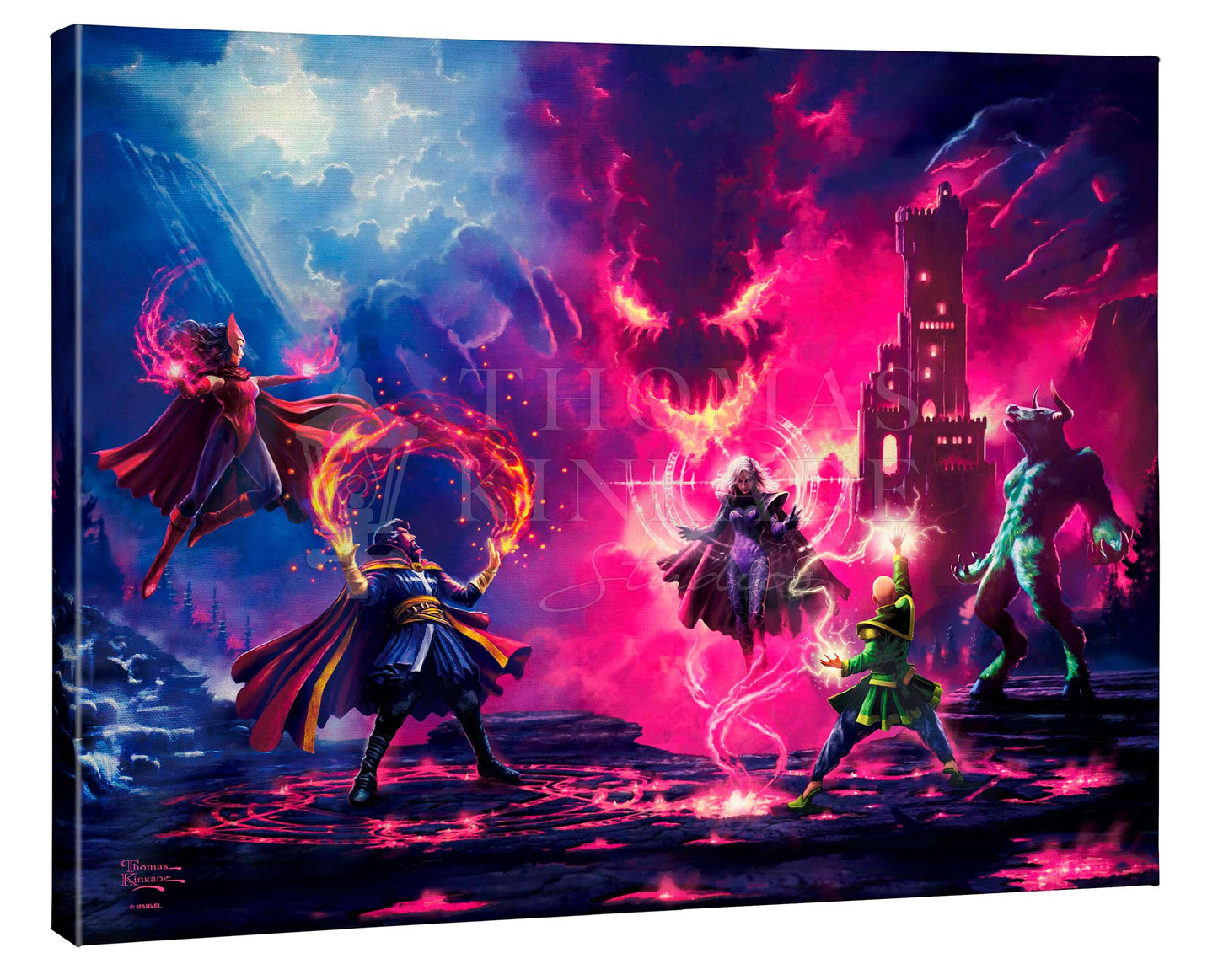 Doctor Strange vs. The Dark Despot - 24" x 30" Gallery Wrapped Canvas