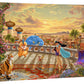 Disney Jasmine Dancing in the Desert Sunset - 24" x 30" Gallery Wrapped Canvas