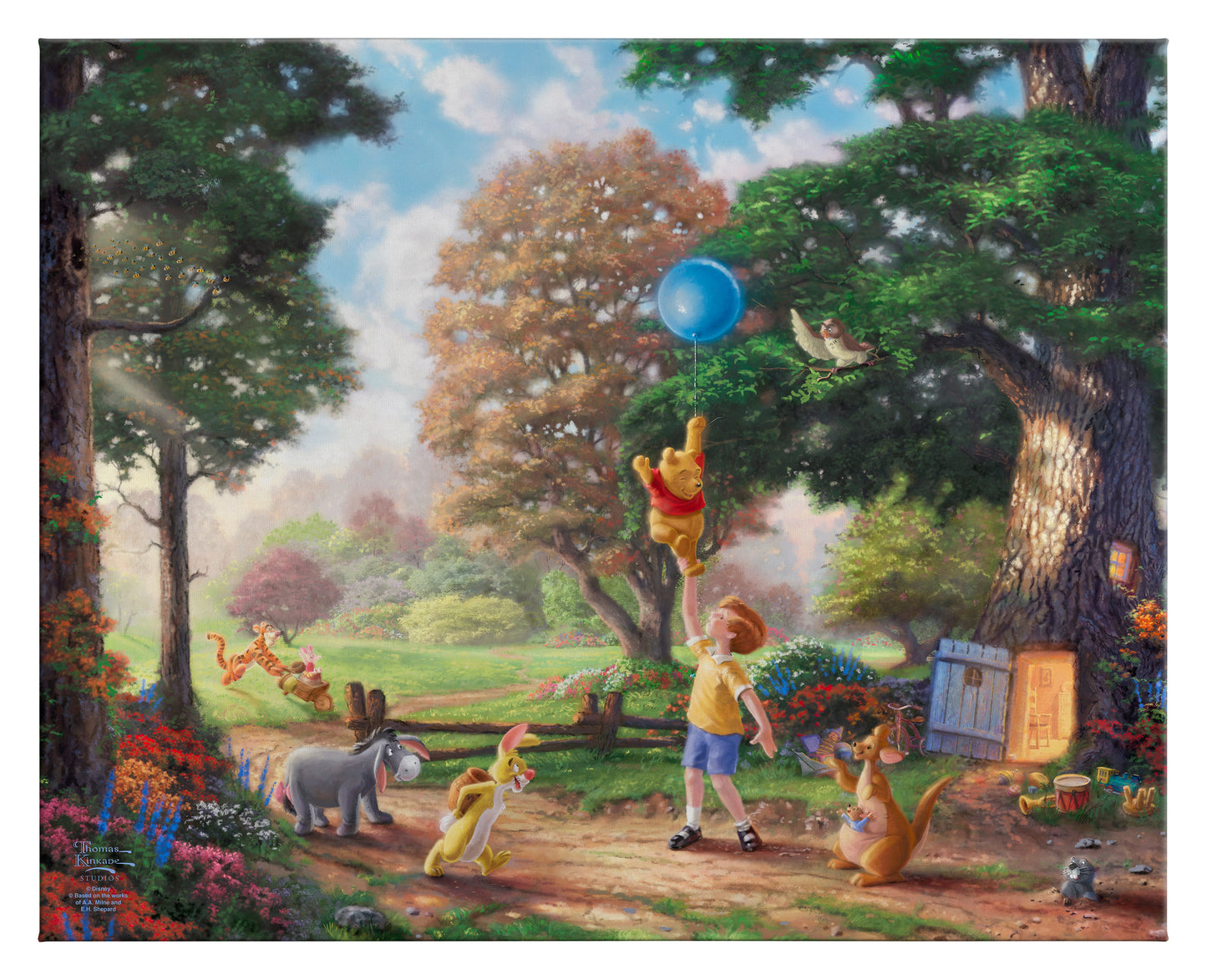 Disney Winnie the Pooh II - 24" x 30" Gallery Wrapped Canvas