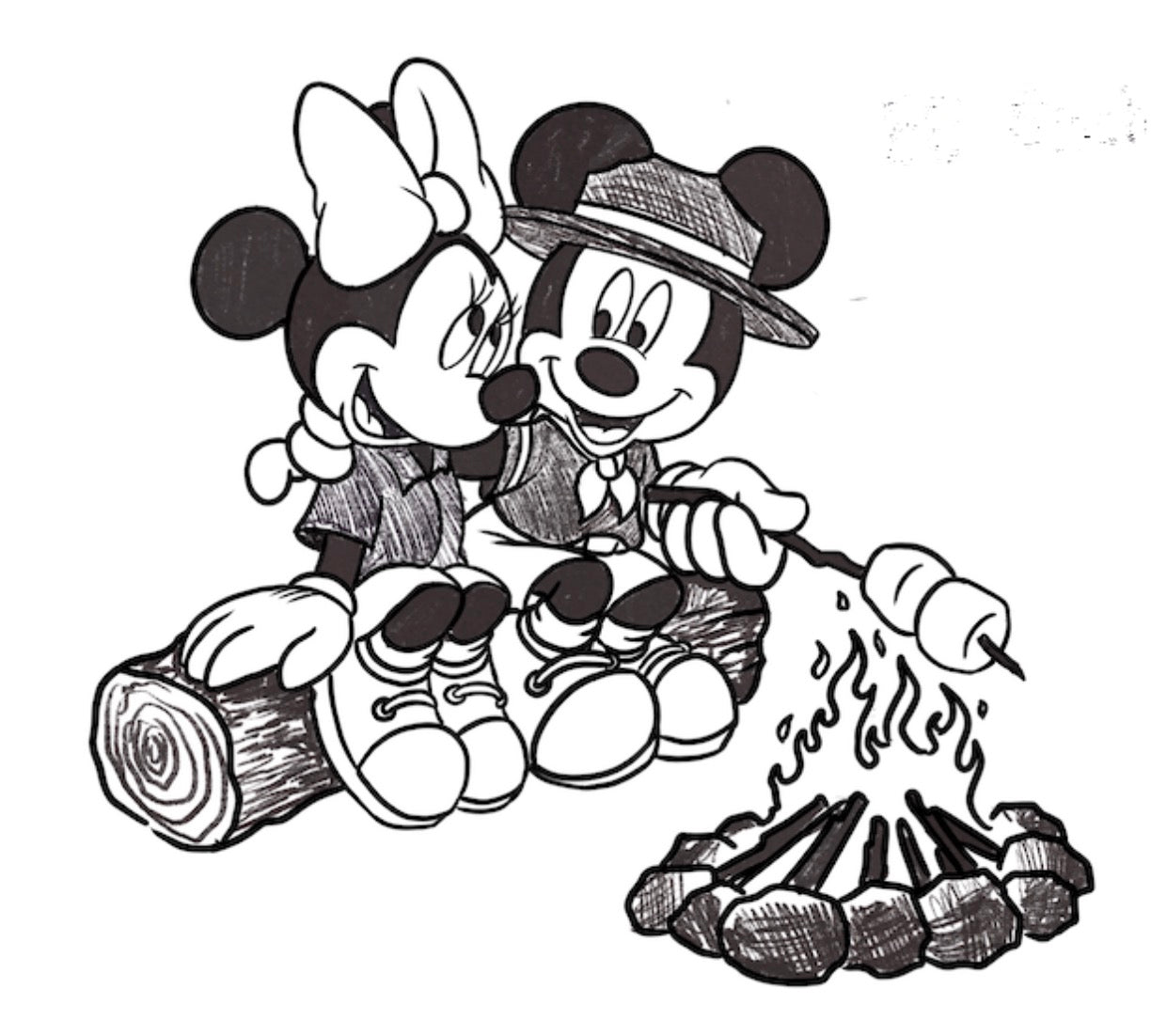 Disney's Mickey and Minnie Campsite Tales Silkscreen + Master - Highlighting