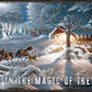 Evening Frost - 12" x 30" Wood Sign