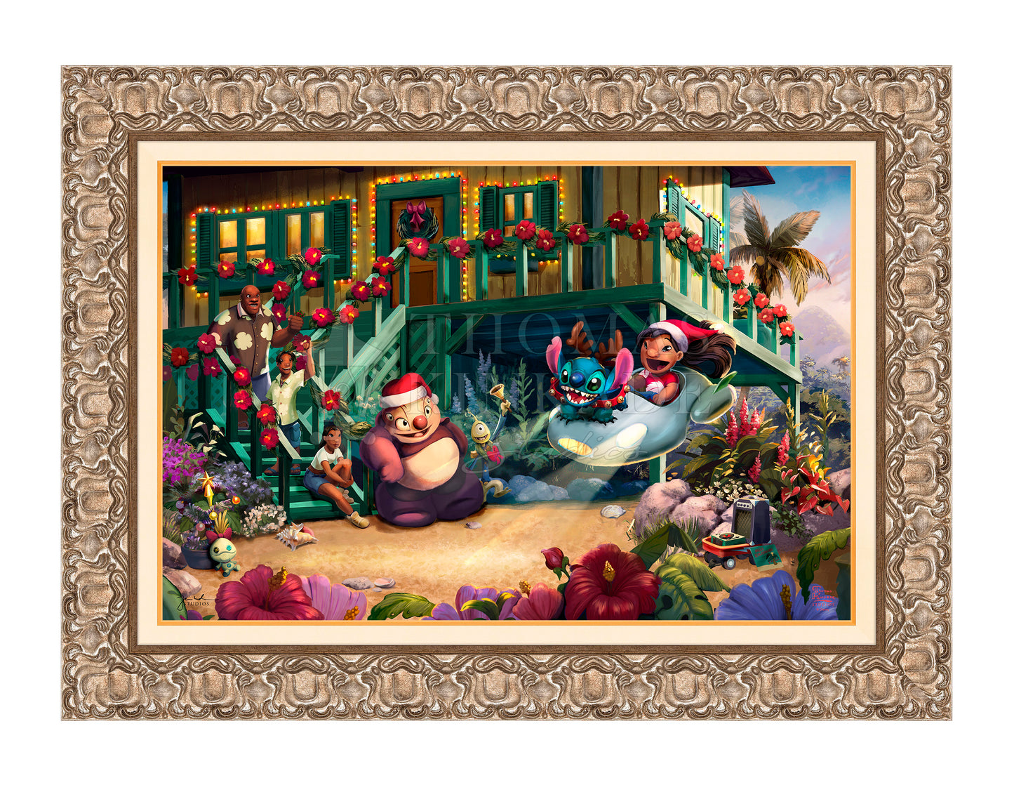 Disney Lilo and Stitch Aloha Christmas - Limited Edition Canvas